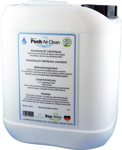 Push Air Clean 5l Luftreiniger Reinigungs- und Desinfektionsmittel