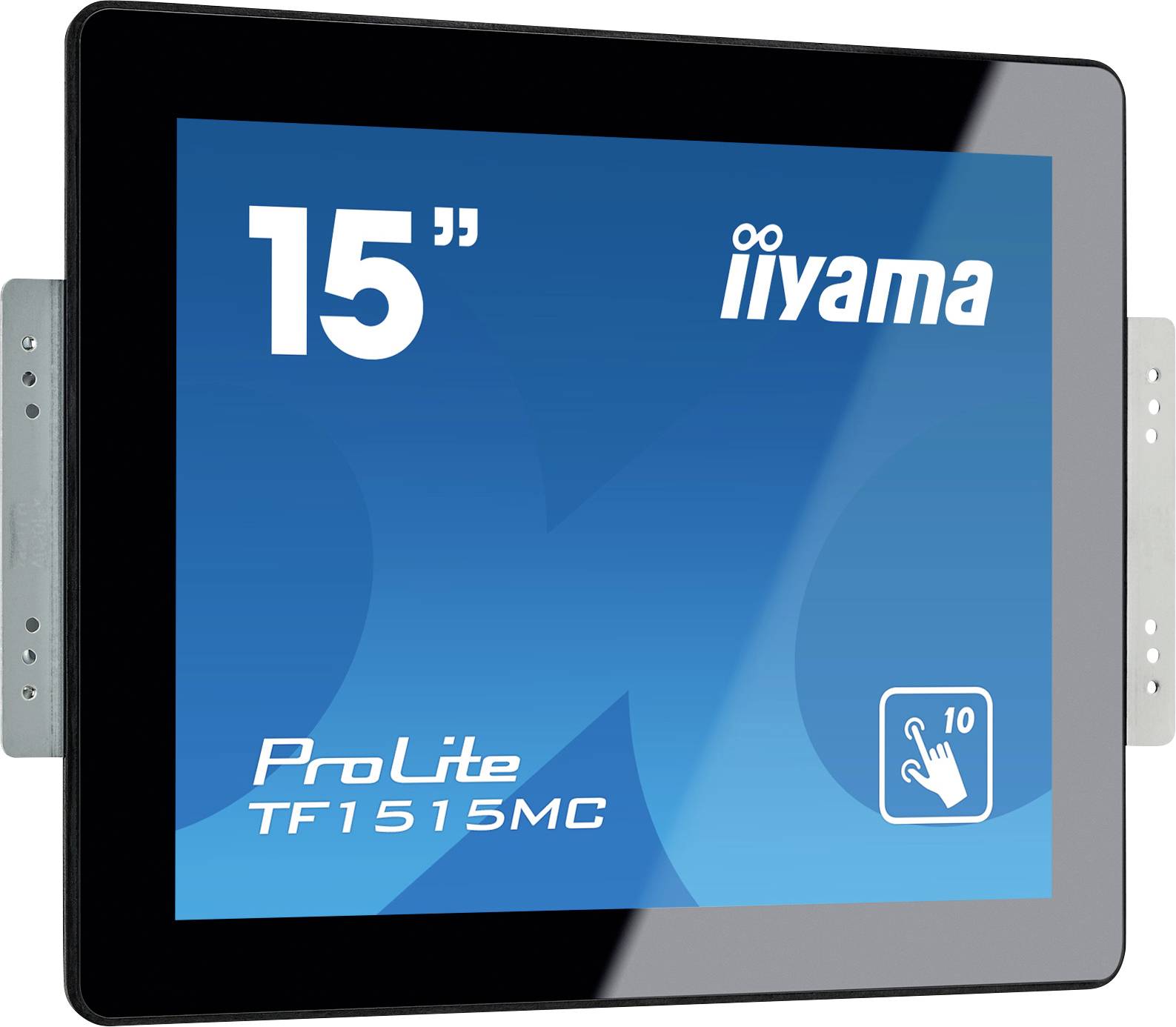 Iiyama TF1515MC-B2 LCD-Monitor EEK E (A - G) 38.1 cm (15 Zoll) 1024 x 768 Pixel 4:3 8 ms VGA, HDMI®, DisplayPort, Kopfhörer (3.5 mm Klinke) TN LCD