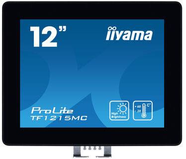 Iiyama TF1215MC-B1 LCD-Monitor EEK F (A - G) 30.7 cm (12.1 Zoll) 1024 x 768 Pixel 4:3 25 ms IPS LCD