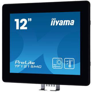 Iiyama TF1215MC-B1 LCD-Monitor EEK F (A - G) 30.7 cm (12.1 Zoll) 1024 x 768 Pixel 4:3 25 ms DisplayPort IPS LCD