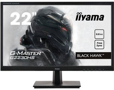 Iiyama G2230HS-B1 LCD-Monitor EEK D (A - G) 55.9 cm (22 Zoll) 1920 x 1080 Pixel 16:9 0.8 ms TN LCD