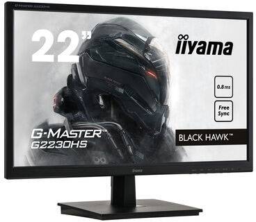 Iiyama G2230HS-B1 LCD-Monitor EEK D (A - G) 55.9 cm (22 Zoll) 1920 x 1080 Pixel 16:9 0.8 ms TN LCD