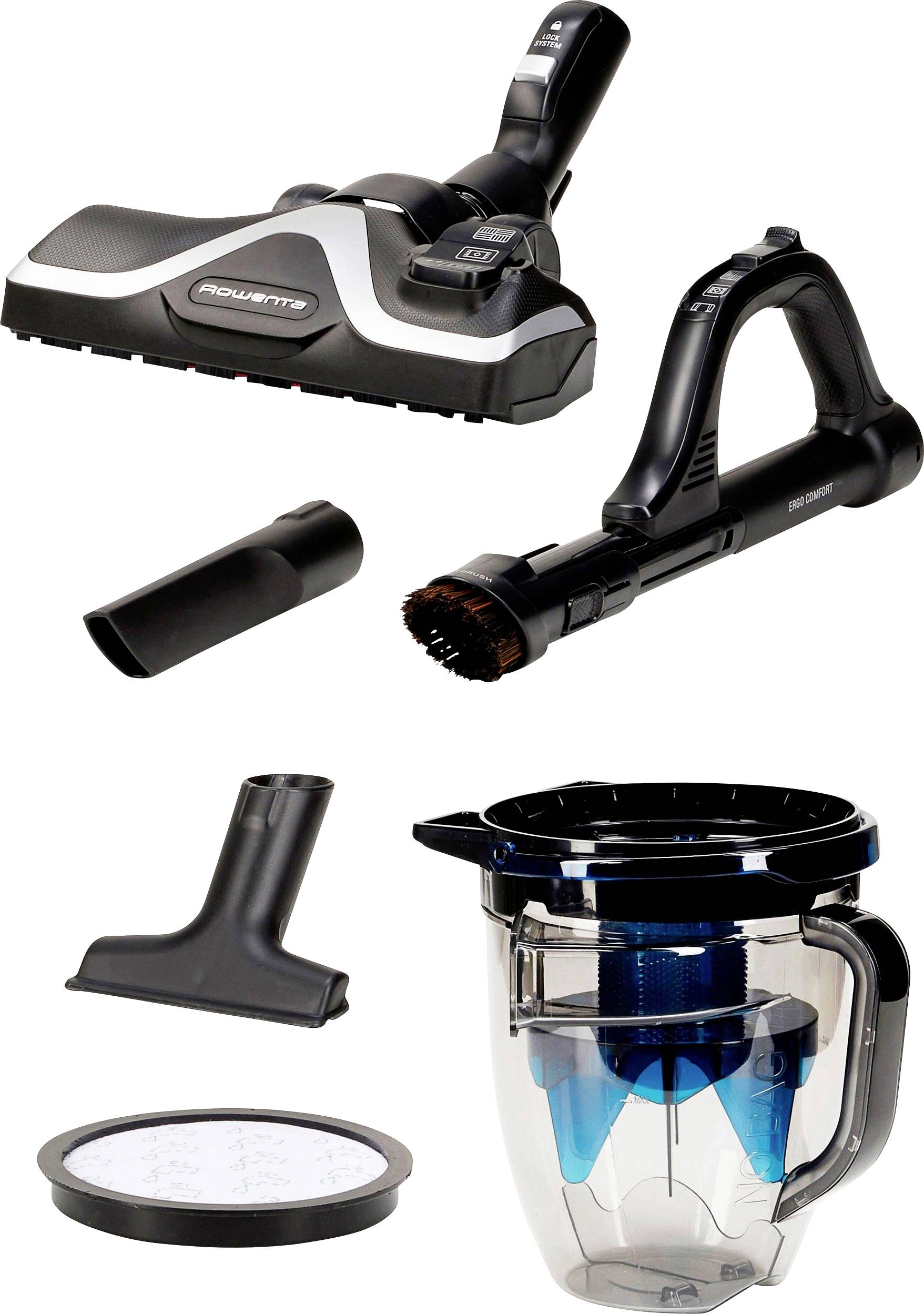 Rowenta Schwarz Staubsauger Beutellos