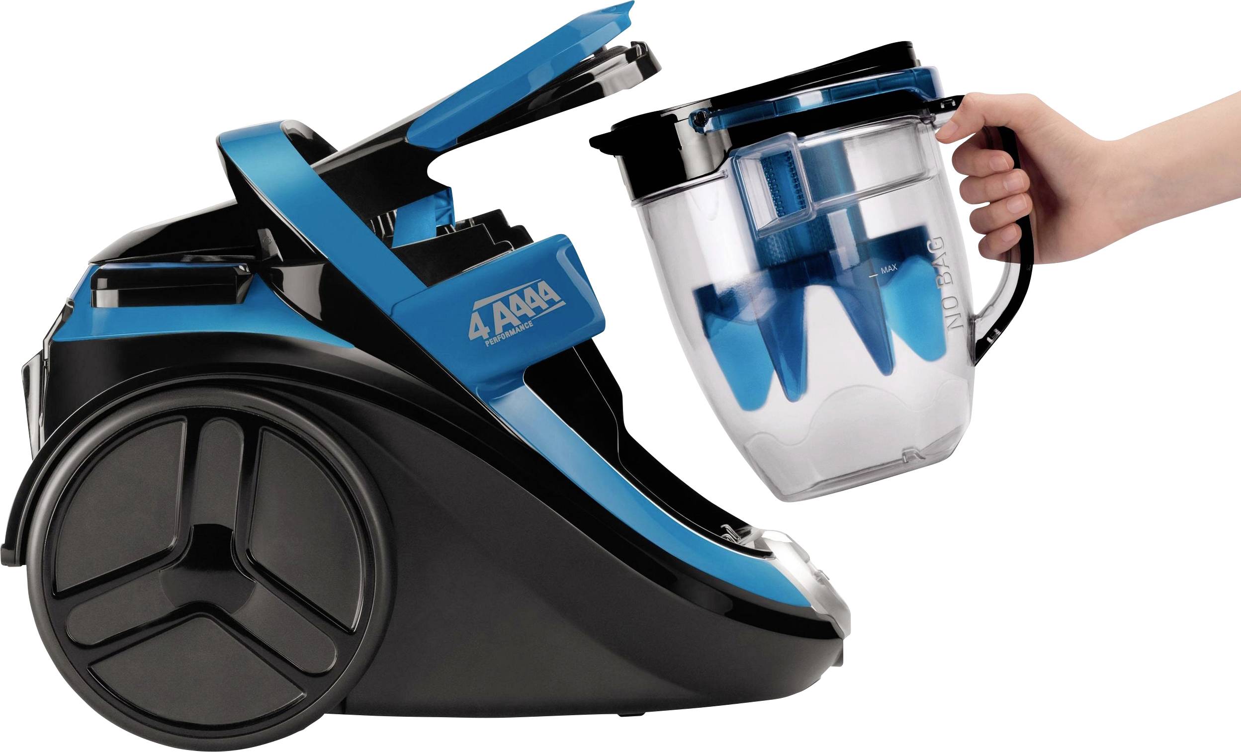 Rowenta Schwarz Staubsauger Beutellos