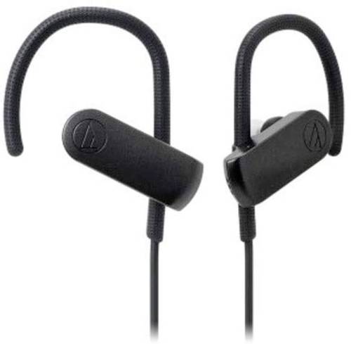 Audio Technica 70BTBK Bluetooth® Sport On Ear Kopfhörer On Ear Ohrbügel, Wasserabweisend, Touch-S