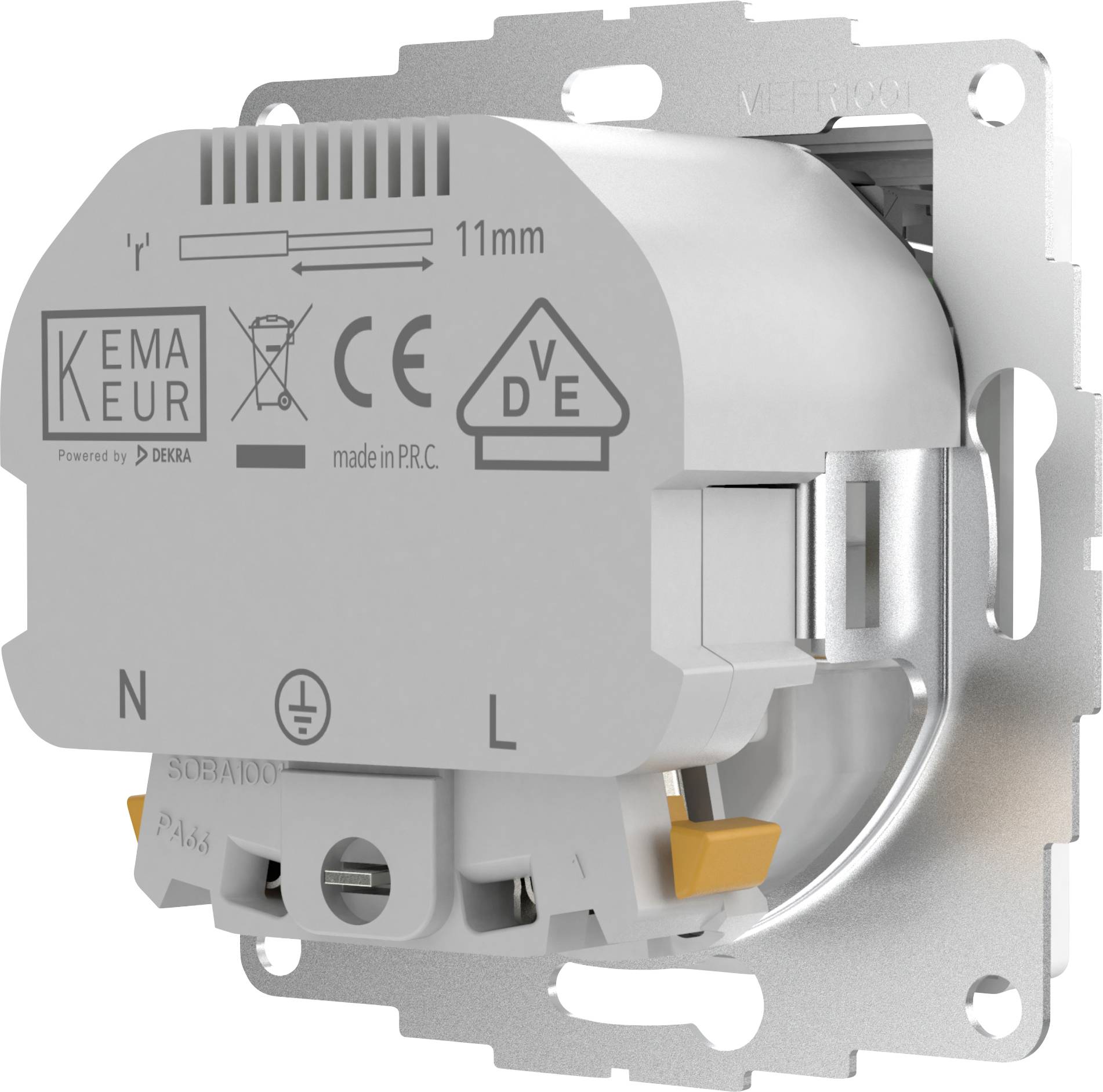 2USB 2U-449535 Schutzkontakt-Steckdose mit USB-Ladeausgang, erhöhter Berührungsschutz, VDE IP20 Creme-Weiß