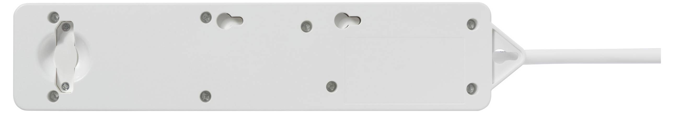 Sygonix SY-4675078 Steckdosenleiste mit Schaltuhr 3fach Weiß Schutzkontakt 1St.