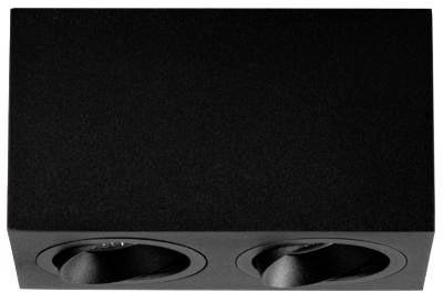 Brumberg 45125180 Anbaugehäuse drehbar, schwenkbar Schwarz