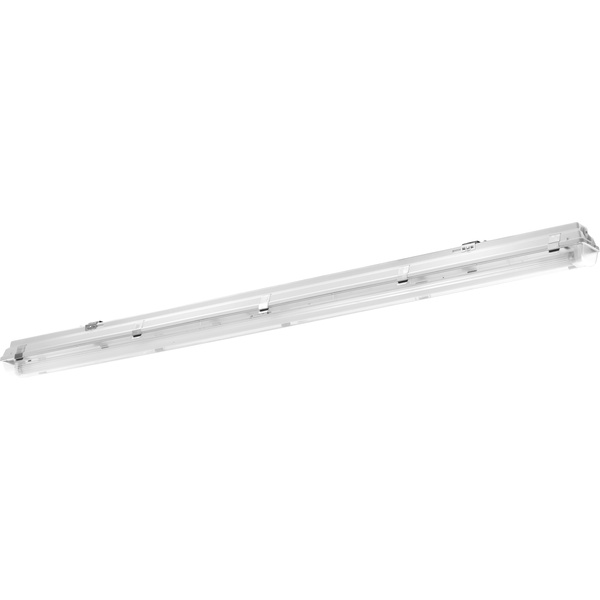 Pracht Feuchtraum-Wannenleuchte Leuchtstofflampe G5 80W Weiß Grau