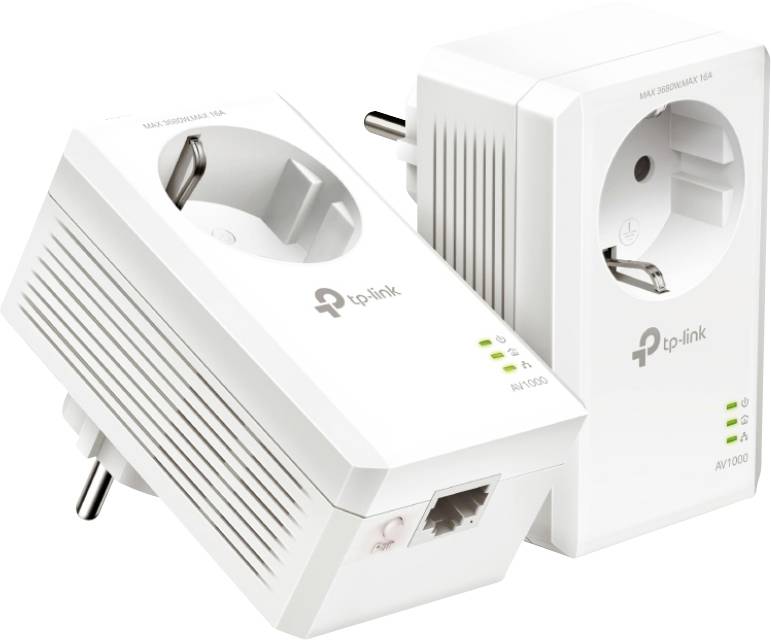 Powerline Starter Kit - Homeplug AV2 - 1.000 Mbit/s