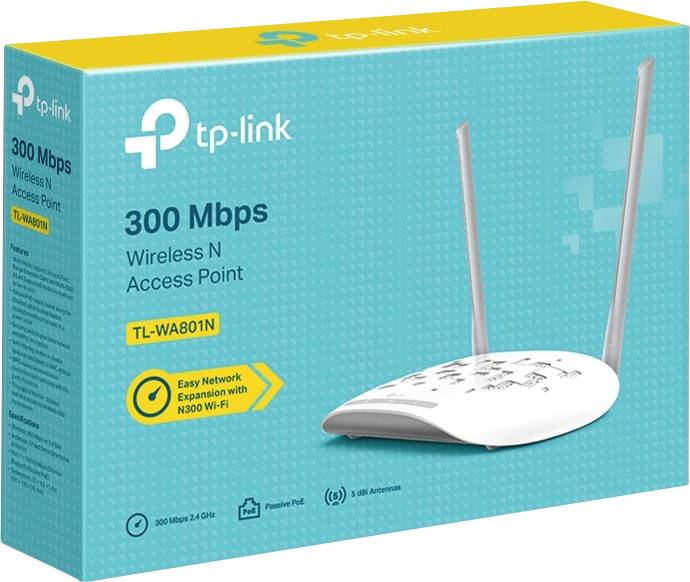TP-LINK TL-WA801N TL-WA801N WLAN Access-Point 300 MBit/s 2.4 GHz