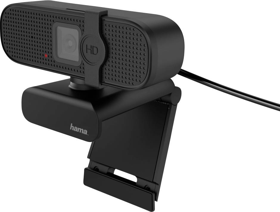 Hama C-400 Full HD-Webcam 1920 x 1080 Pixel Klemm-Halterung