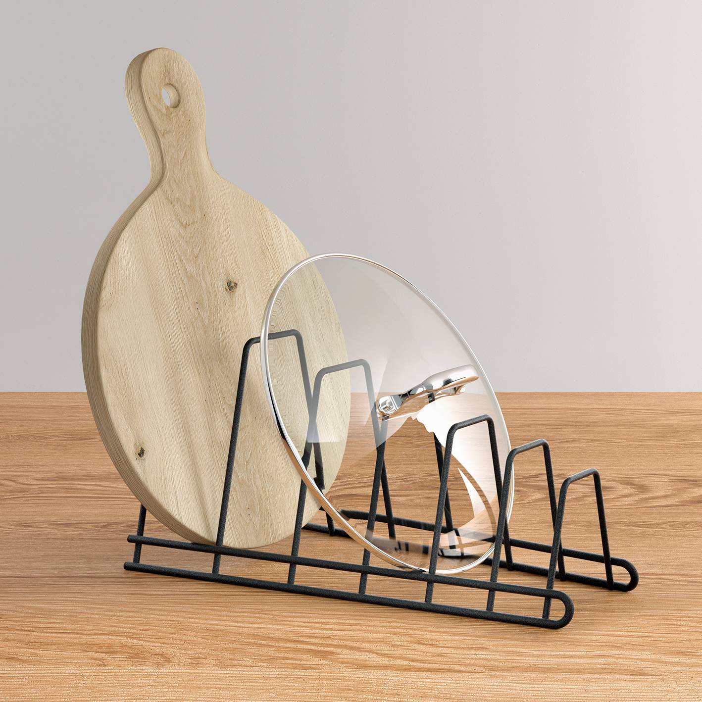 Metaltex 361108000 Lido Lava Topfeckelhalter 28 x 16 x 14cm