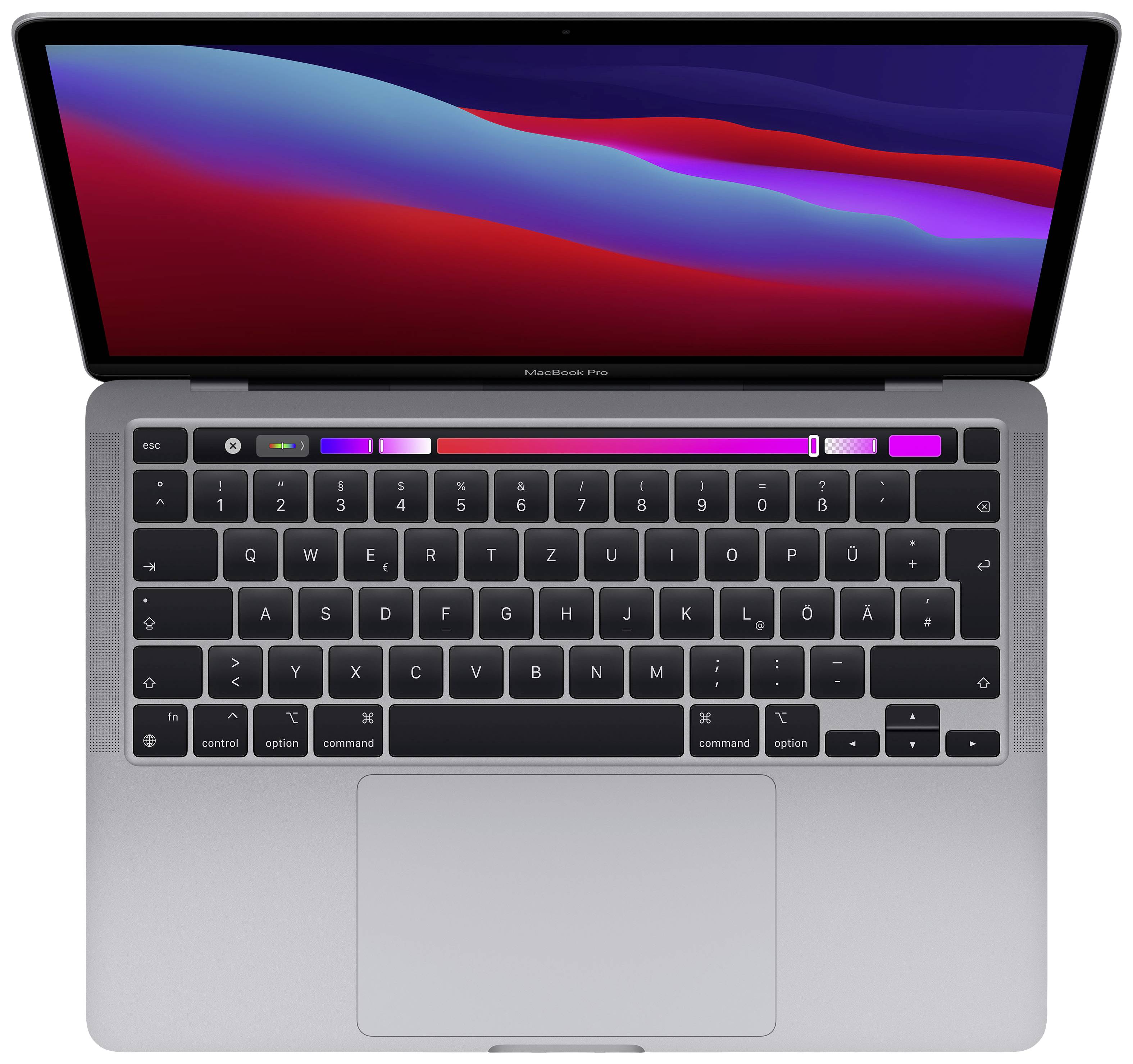Apple MacBook Pro 13 (M1, 2020) 33.8cm (13.3 Zoll) CTO WQXGA+ M1 16GB RAM 512GB SSD M1 8-Core GPU Grau Z11C_5003_DE_CTO
