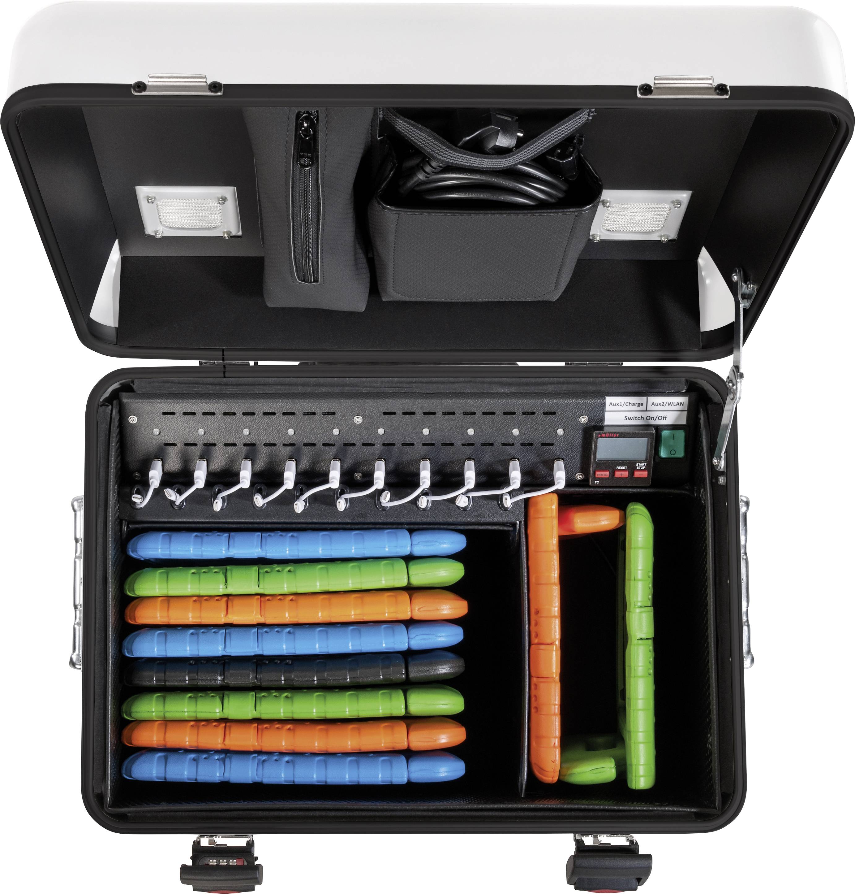 Parat i10 KidsCover Lade- und Managementsystem Wagen Alle iPads ab der Generation 4, sowie mini, au