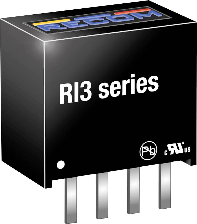 RECOM RI3-1205S DC/DC-Wandler, Print 600 mA 3 W Anzahl Ausgänge: 1 x Inhalt 1 St.