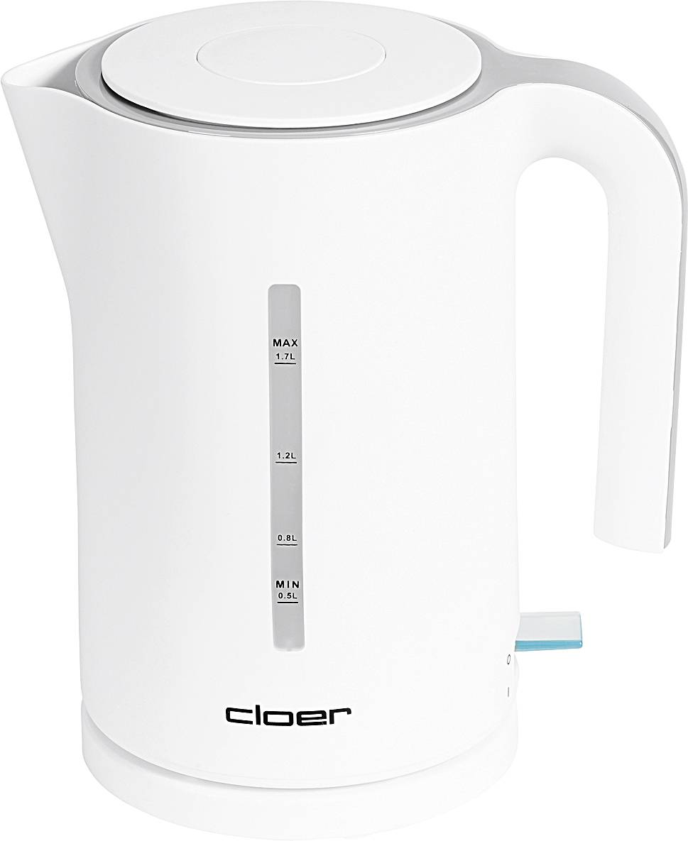 Cloer 4111 Wasserkocher Weiß Fassungsvermögen: 1.7 l