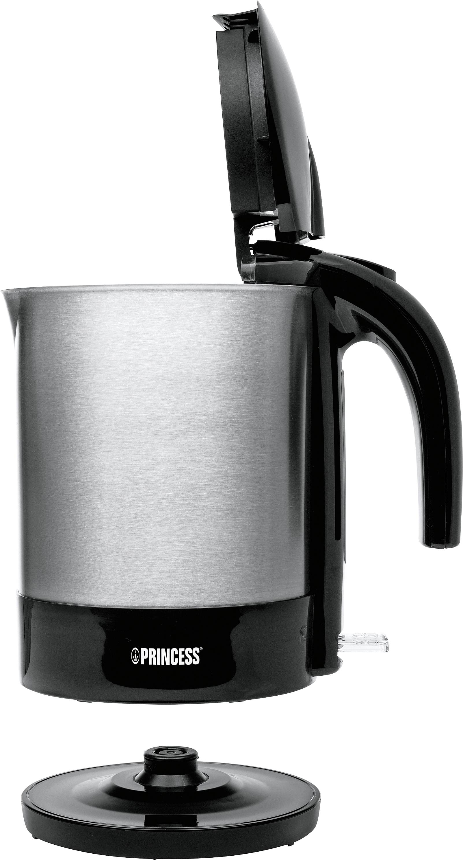 Princess 2892 Wasserkocher Schwarz/Edelstahl Fassungsvermögen: 1.7 l