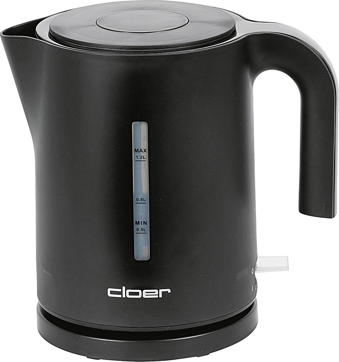 Cloer 4120 Wasserkocher Schwarz Fassungsvermögen: 1.2 l