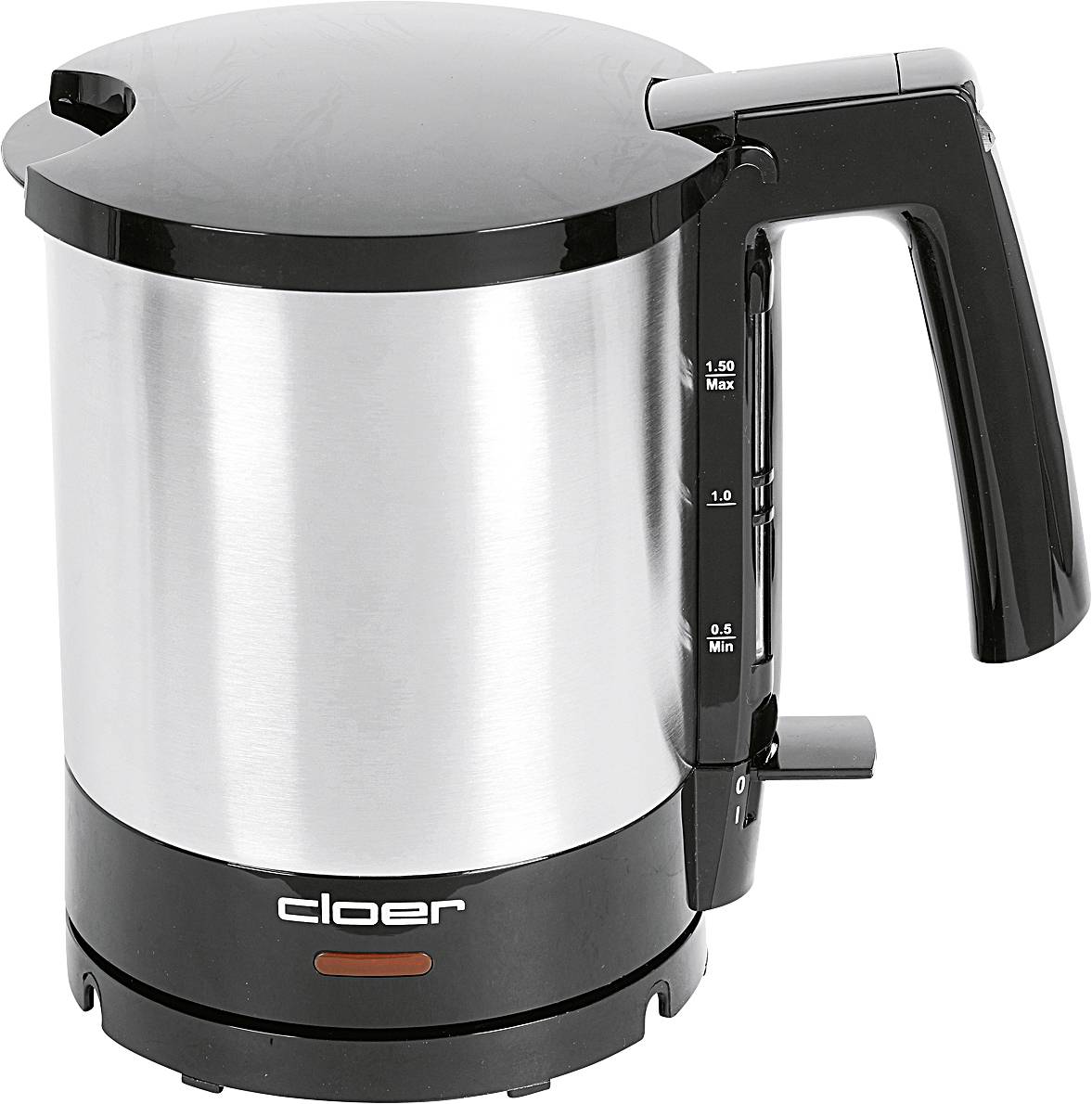 Cloer 4710 Wasserkocher Schwarz Fassungsvermögen: 1.5 l