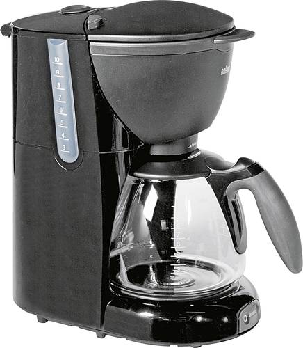 Braun CaféHouse PurAroma Plus Kaffeemaschine Schwarz Fassungsvermögen Tassen=10 Glaskanne  - Onlineshop Voelkner