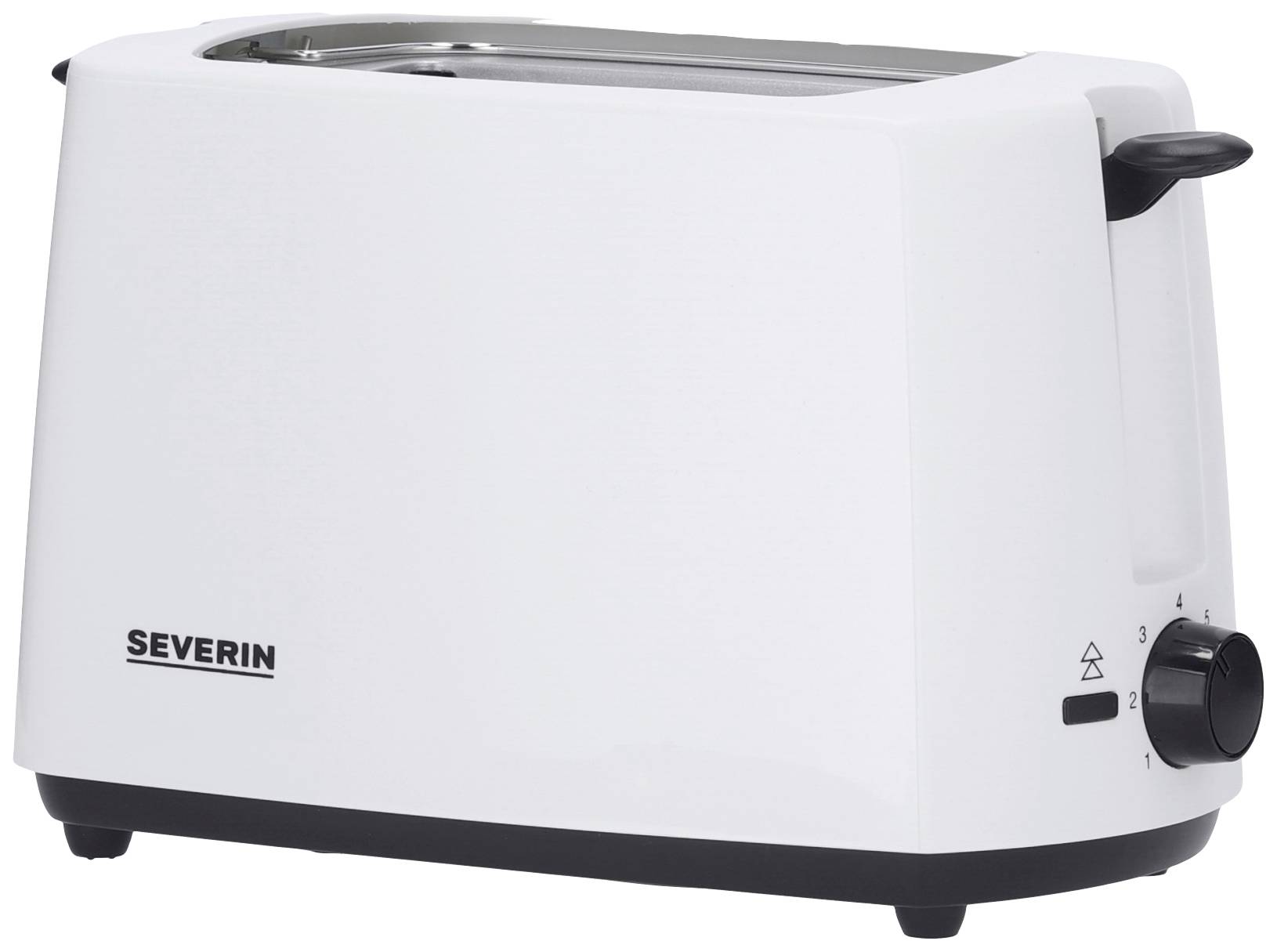 Severin AT 2286 Toaster mit Brötchenaufsatz Schwarz, Weiß