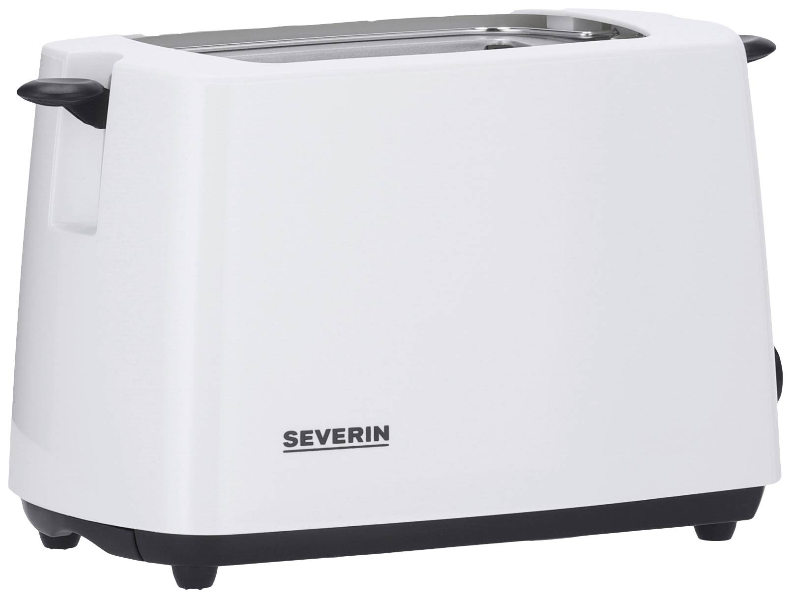 Severin AT 2286 Toaster mit Brötchenaufsatz Schwarz, Weiß