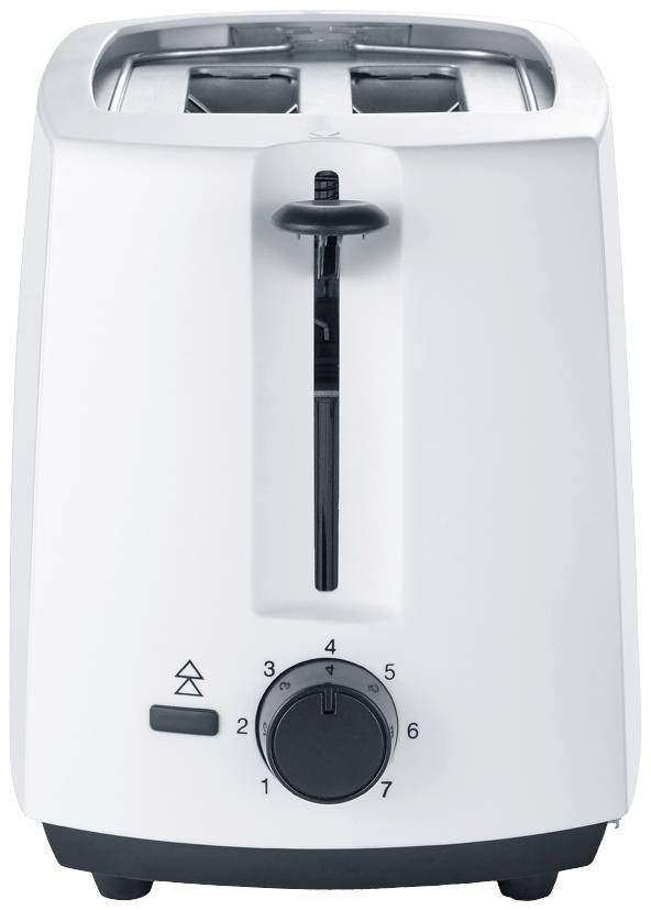 Severin AT 2286 Toaster mit Brötchenaufsatz Schwarz, Weiß