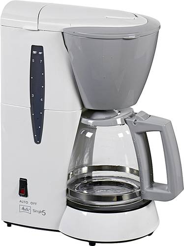 Melitta Single 5 Kaffeemaschine Weiß Fassungsvermögen Tassen=5  - Onlineshop Voelkner