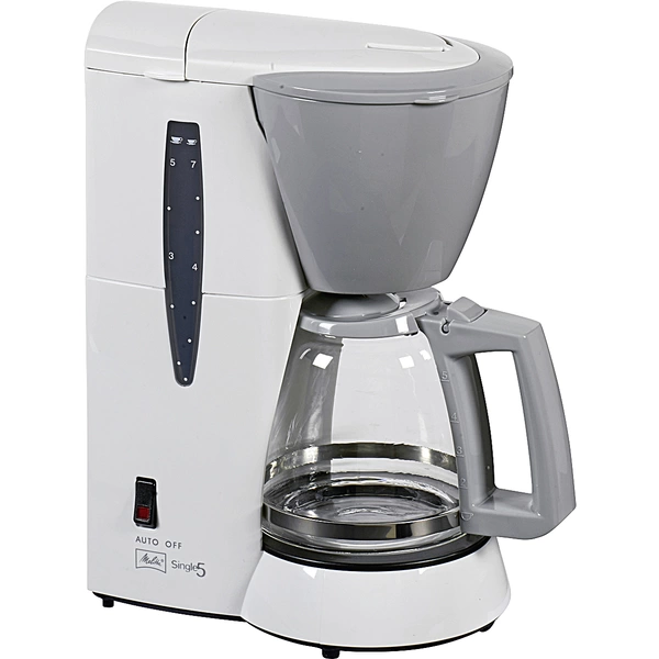 Melitta Single 5 Kaffeemaschine Weiß Fassungsvermögen Tassen=5 Melitta Single 5 Kaffeemaschine Weiß Fassungsvermögen Tassen=5