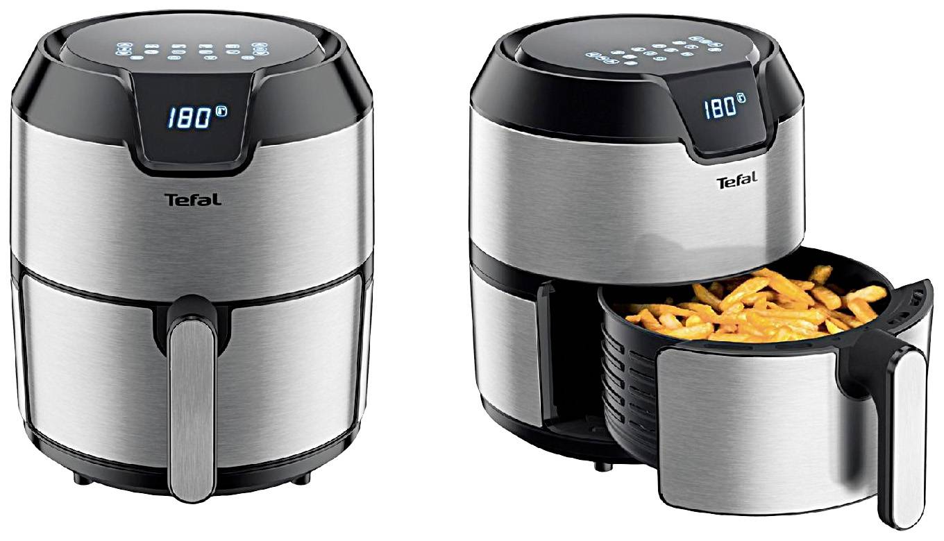 Tefal Easy fry deluxe Heißluft-Fritteuse 1.2 kg 1500 W Edelstahl