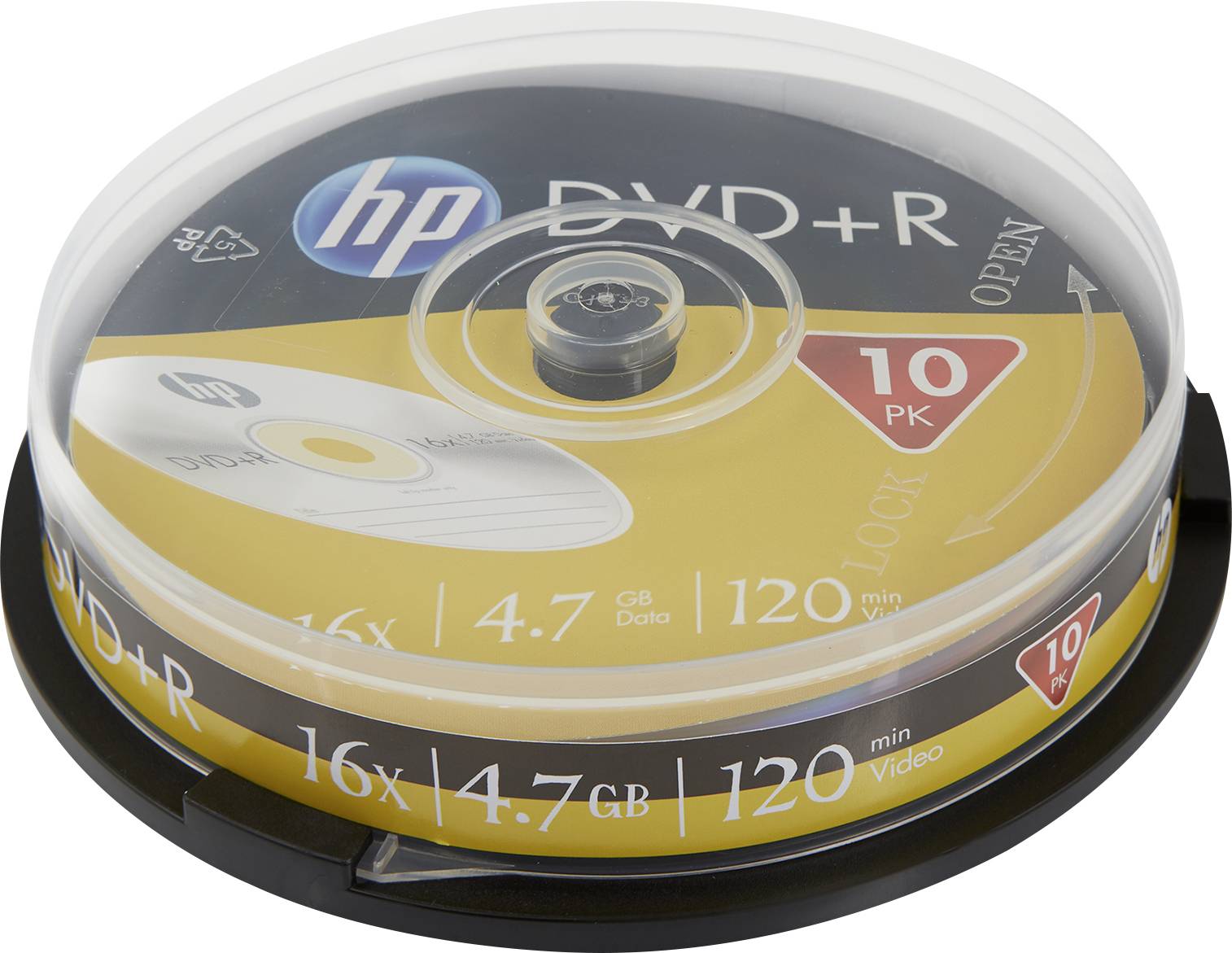 HP DME00027 DVD+R Rohling 4.7 GB 10 St. Spindel