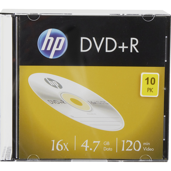 HP DRE00085 DVD+R Rohling 4.7 GB 10 St. Slimcase