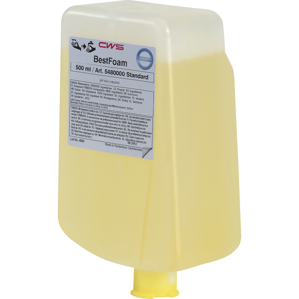 CWS Hygiene 5480000 Seifenkonzentrat Best Foam Standard HD5480 Flüssigseife 6 l 1 Set