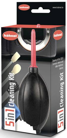 Hähnel Fototechnik 10021080 Blasebalg mit Pinsel