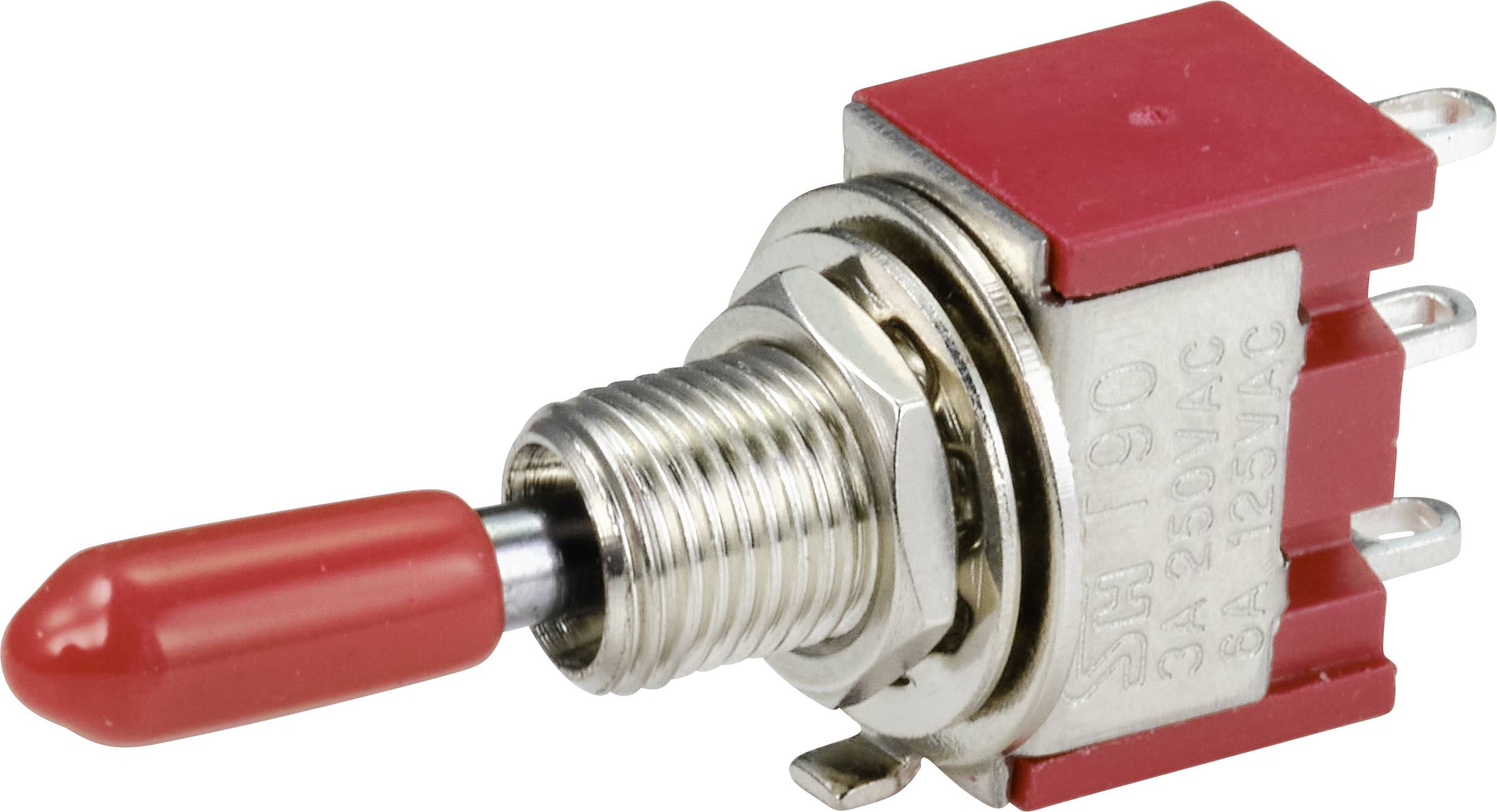 TRU COMPONENTS TC-9353984 Wippschalter 250 V/AC 3A 1 x Ein/Aus/Ein rastend 1St.