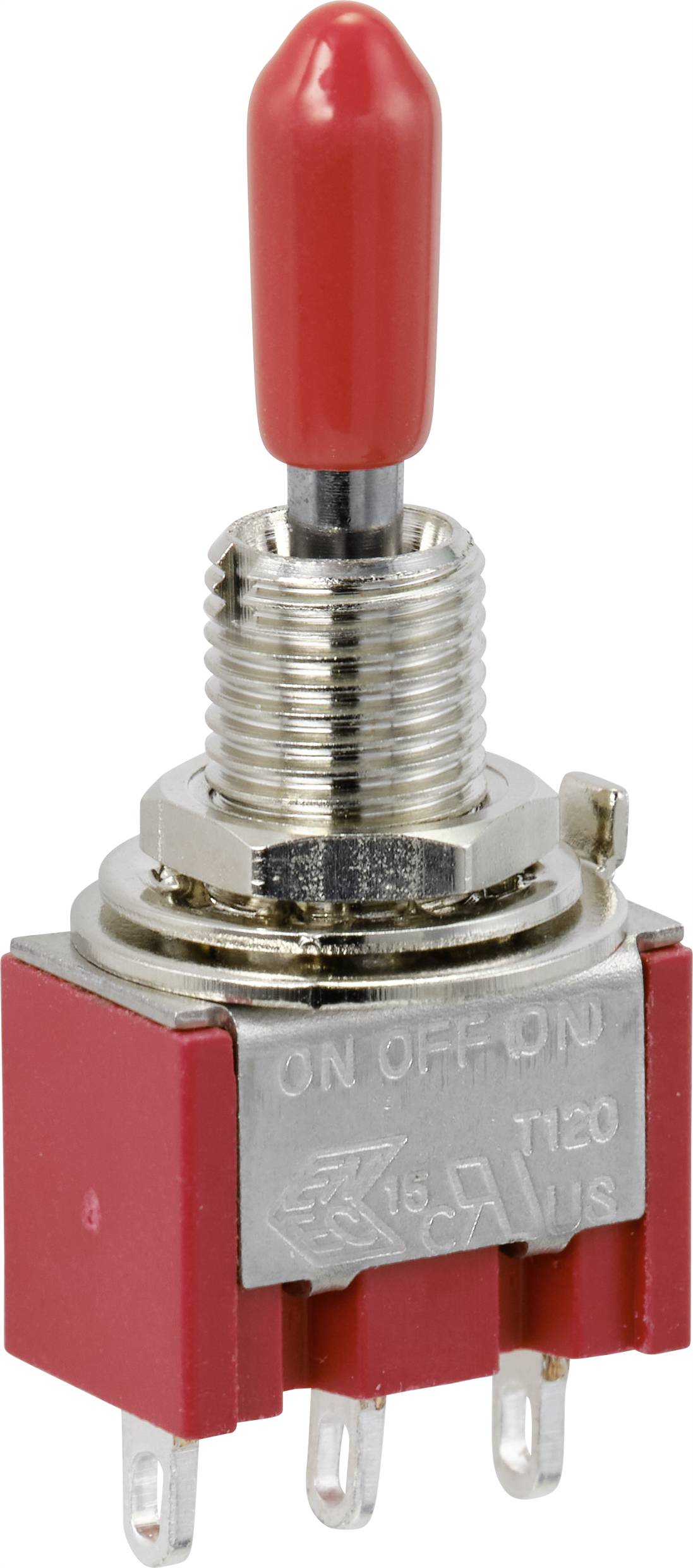 TRU COMPONENTS TC-9353988 Wippschalter 250 V/AC 3A 1 x Ein/Aus/(Ein) rastend/0/tastend 1St.