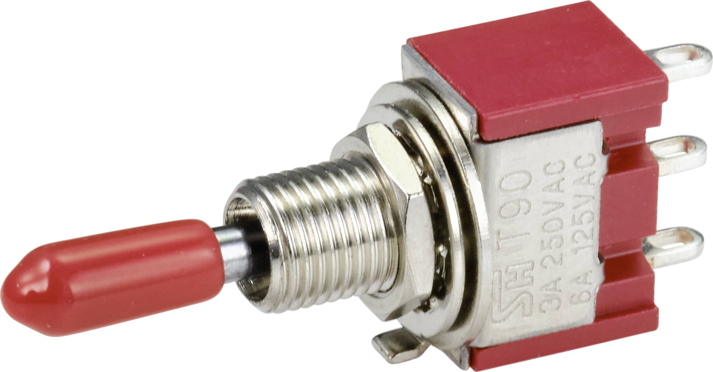 TRU COMPONENTS TC-9353992 Wippschalter 250 V/AC 3A 1 x (Ein)/Aus/(Ein) tastend/0/tastend 1St.