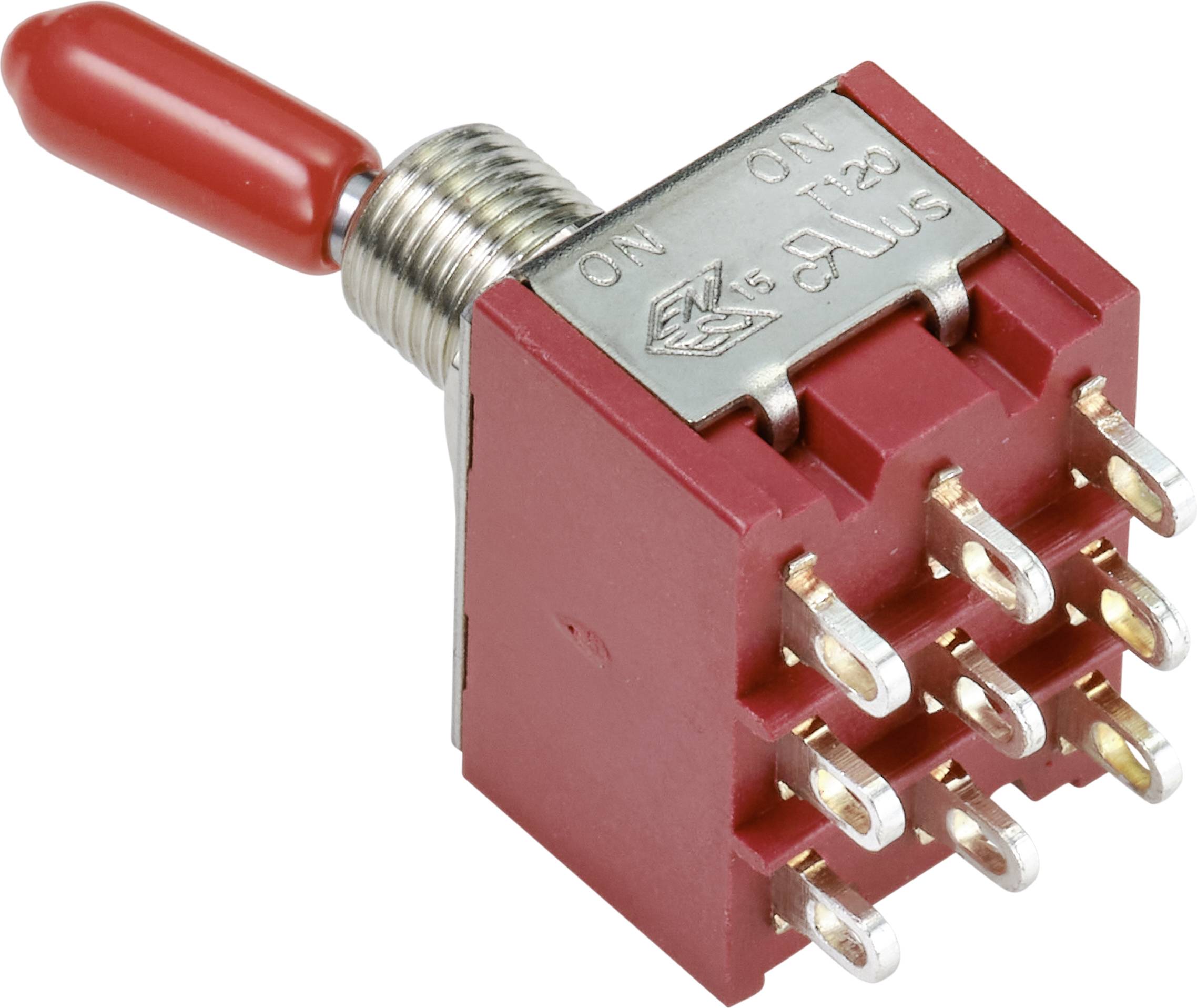 TRU COMPONENTS TC-9354008 Wippschalter 250 V/AC 3A 3 x Ein/Ein rastend 1St.