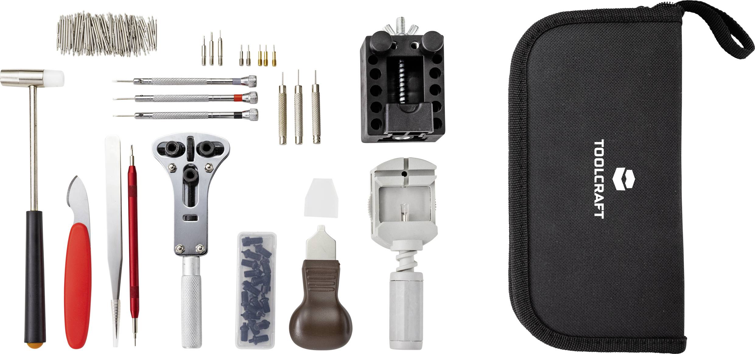 TOOLCRAFT Uhrmacher-Werkzeugsatz 147teilig