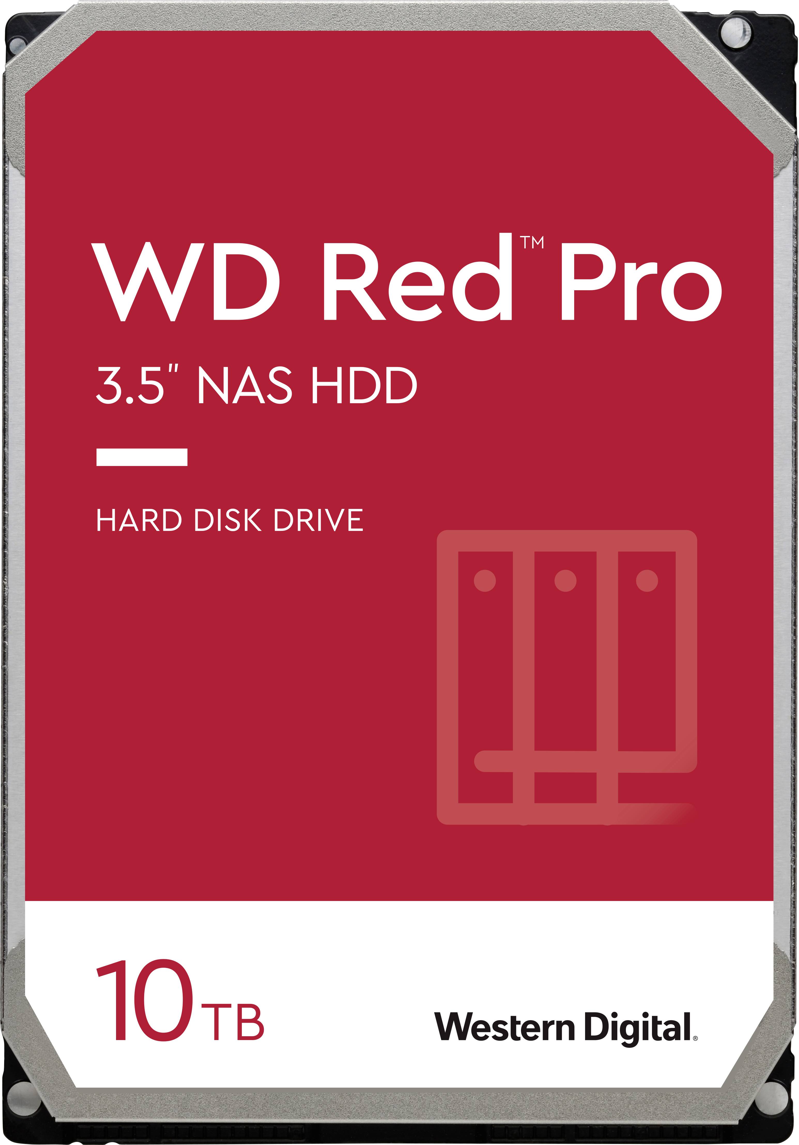 Western Digital WD Red™ Pro 10 TB Interne Festplatte 8.9 cm (3.5 Zoll) SATA 6 Gb/s WD102KFBX Bulk