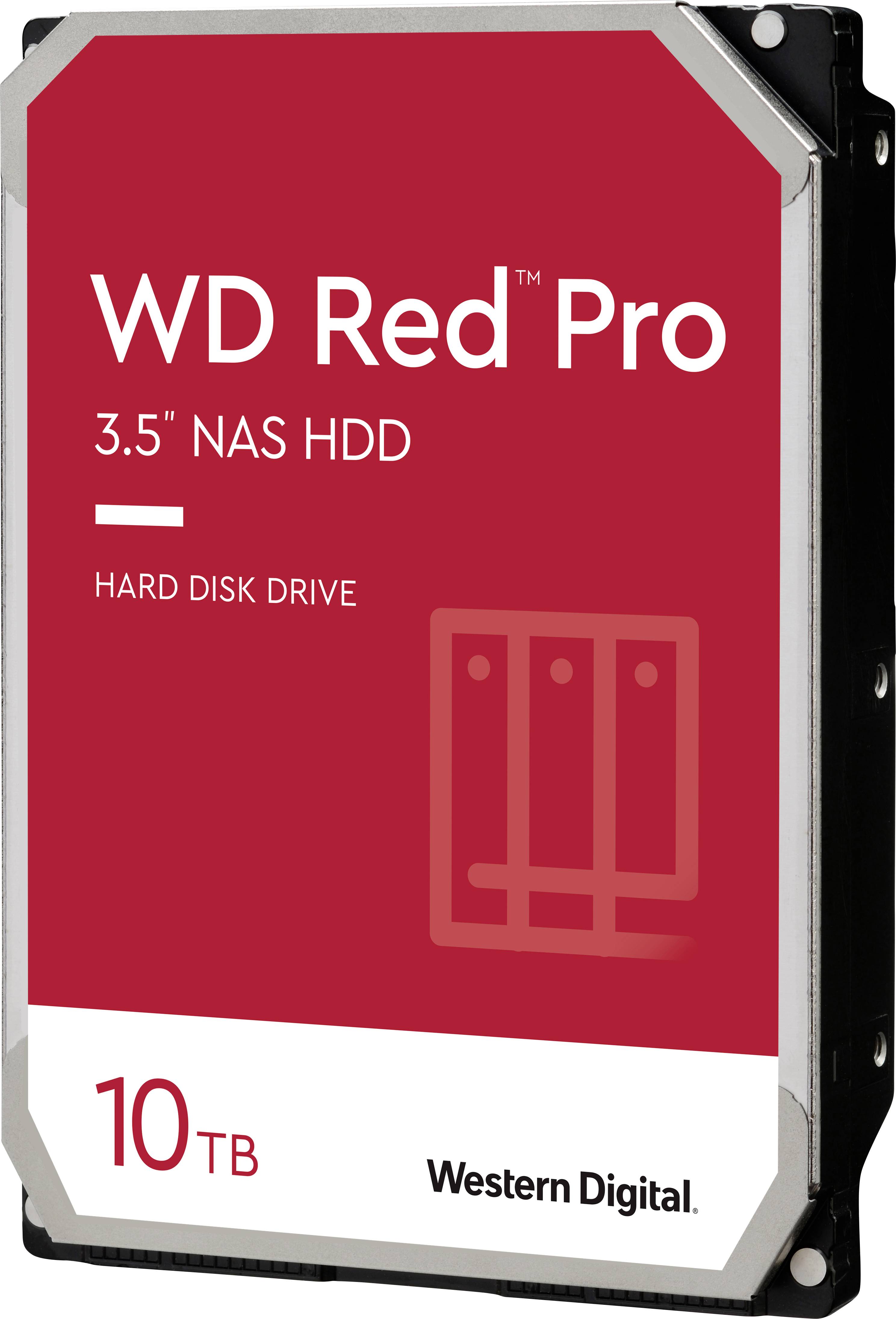 Western Digital WD Red™ Pro 10 TB Interne Festplatte 8.9 cm (3.5 Zoll) SATA 6 Gb/s WD102KFBX Bulk