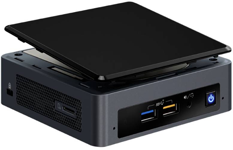 Intel Next Unit of Computing Kit NUC8I5B Mini PC i5-8259U () 8GB RAM 256GB SSD 256GB HDD