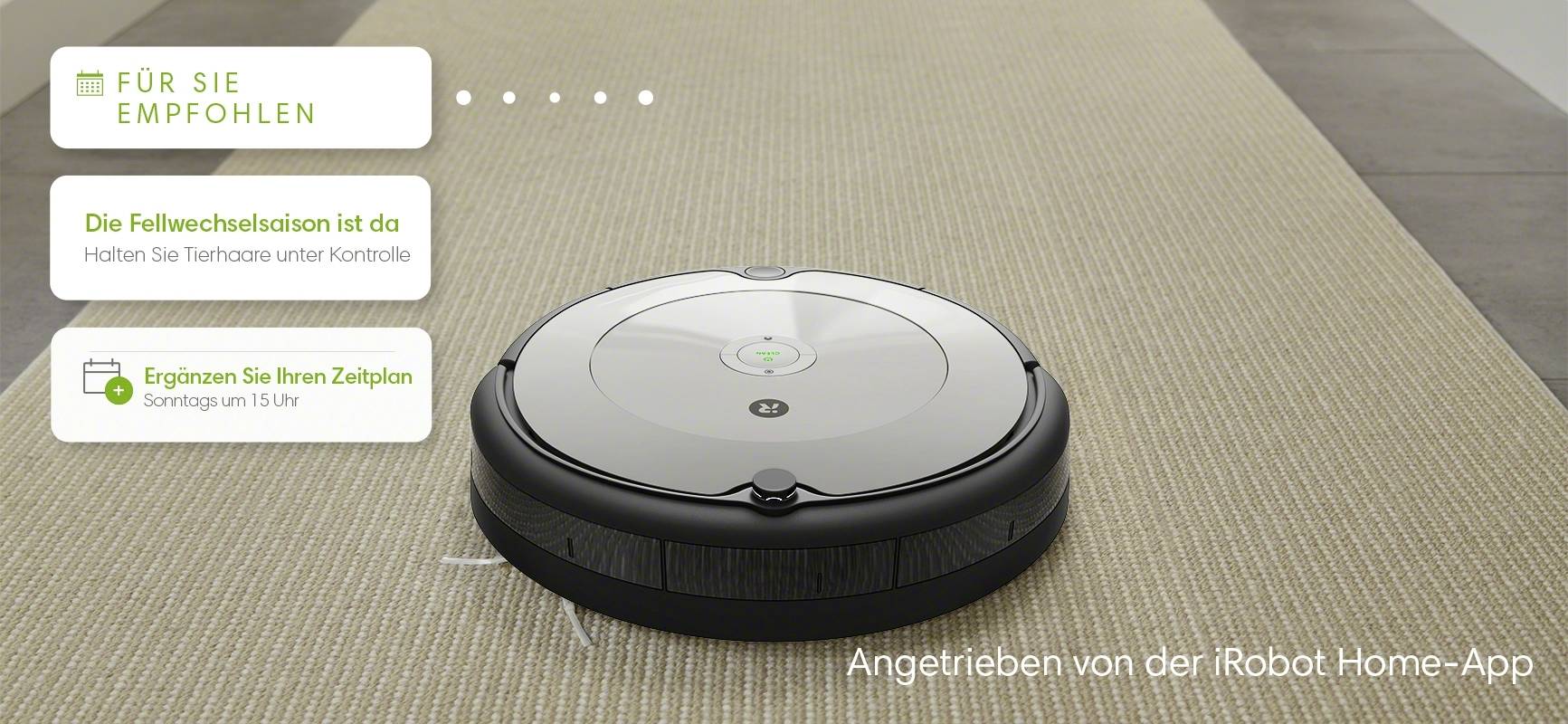 iRobot R694 Saugroboter Silber, Schwarz App gesteuert, kompatibel mit Amazon Alexa, kompatibel mit Google Home