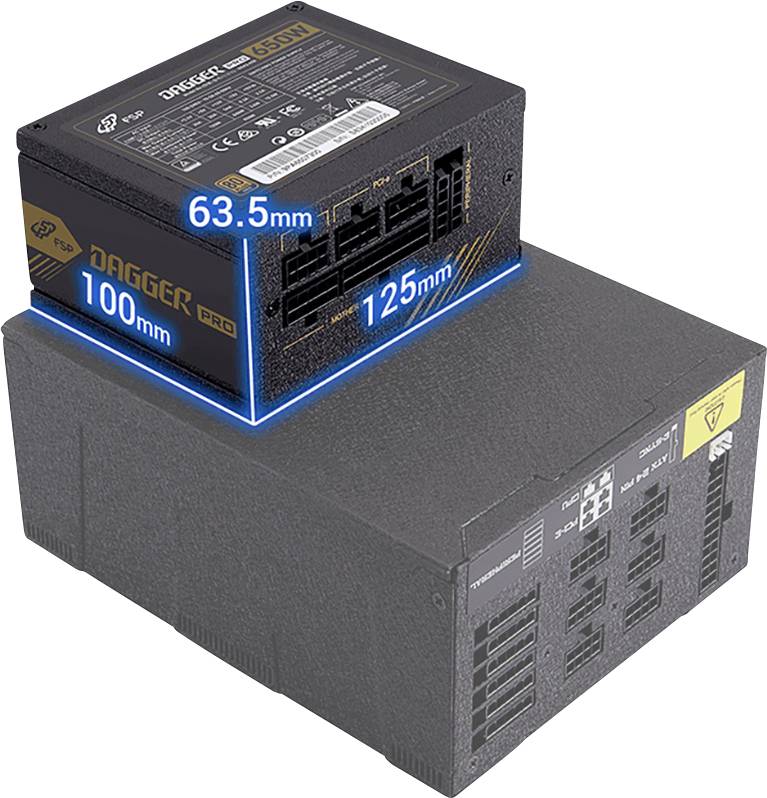 FSP Group DAGGER PRO 650 PC Netzteil 650 W SFX 80PLUS® Gold