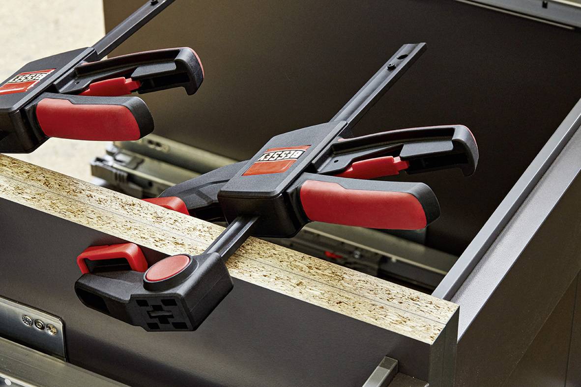 Bessey Einhandzwingen-Set EZM-EZL-Set Spann-Weite (max.):300mm Ausladungs-Maße:80mm