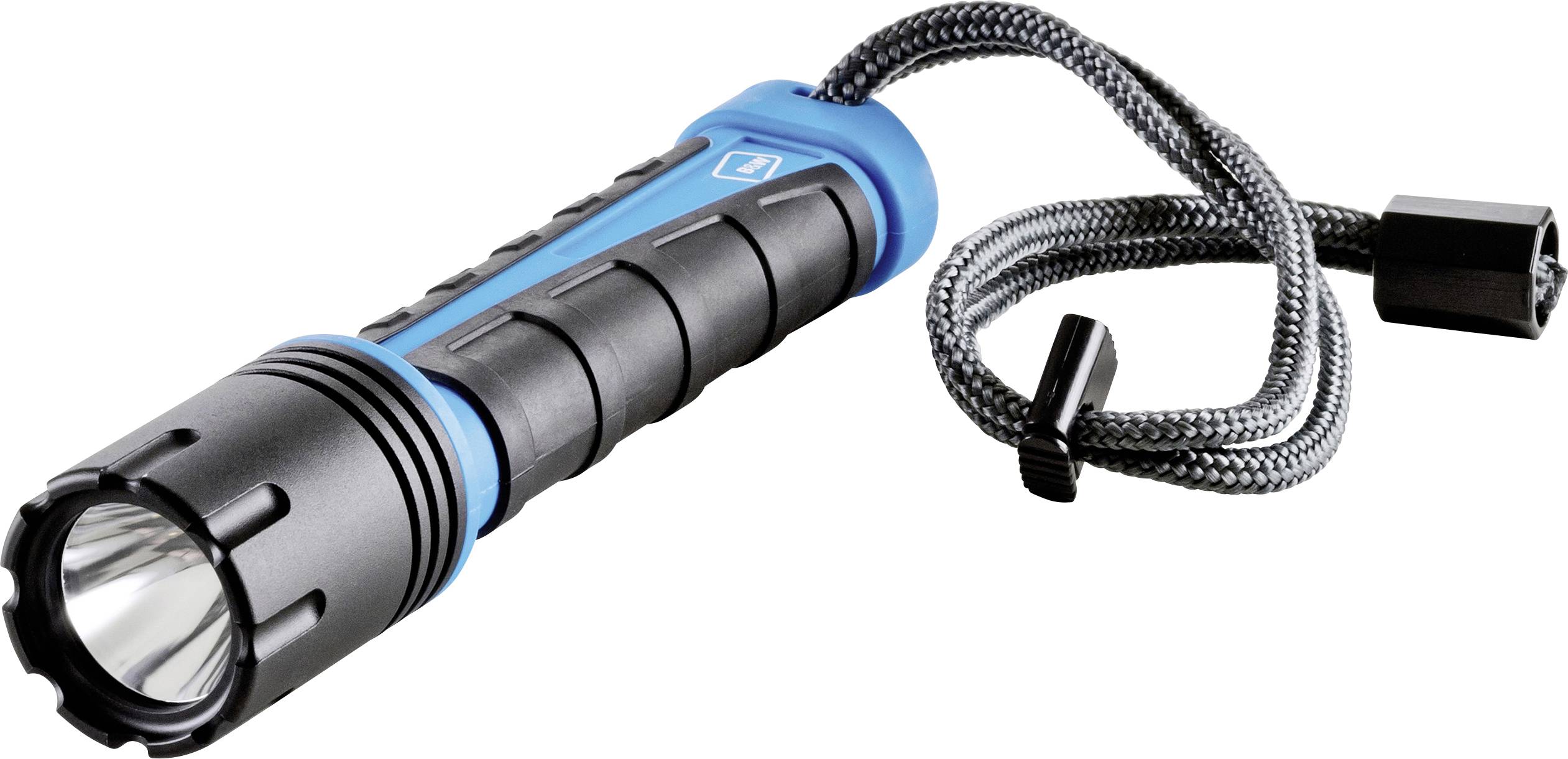 B & W International Polymer Handheld LED Taschenlampe batteriebetrieben 260 lm 166 g