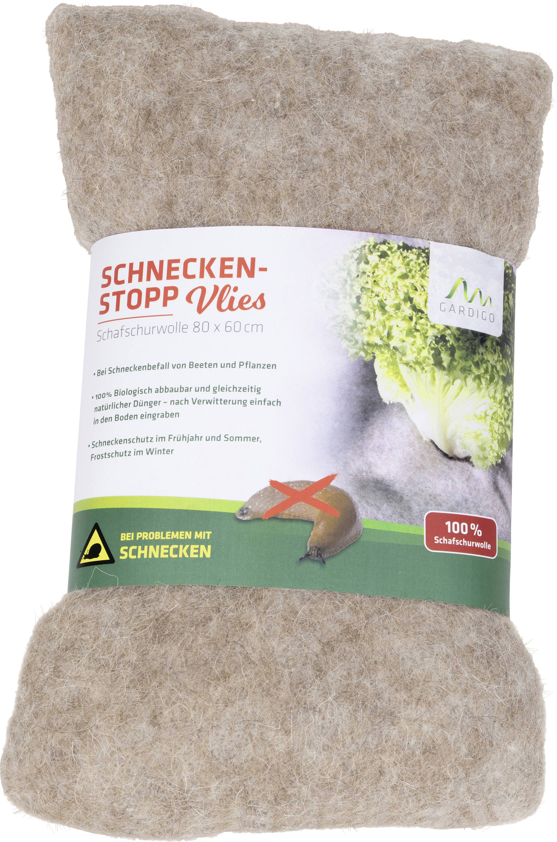 Gardigo Stopp-Vlies Schneckenabwehr Funktionsart Abschreckung 1St.