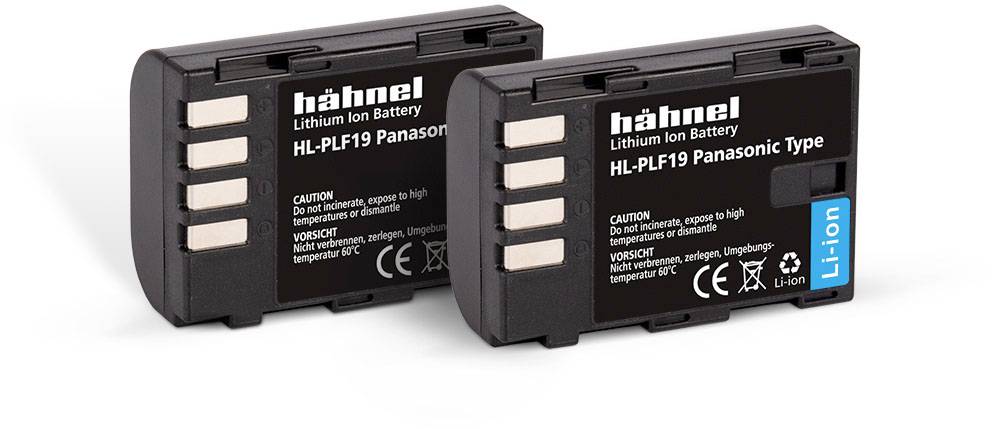 Hähnel Fototechnik HL-PLF19, 2er Kamera-Akku ersetzt Original-Akku (Kamera) DMW-BLF19, DMW-BLF19E, DMW-BLF19PP 7.2V 1970 mAh