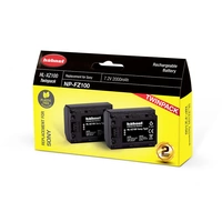 Hähnel Fototechnik HL-XZ100, 2er Kamera-Akku ersetzt Original-Akku (Kamera) NP-FZ100 7.2V 2000 mAh Hähnel Fototechnik HL-XZ100, 2er Kamera-Akku ersetzt Original-Akku (Kamera) NP-FZ100 7.2V 2000 mAh